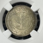 1927 Palestine 50 Mils Ngc Ms64 Lot g1384 Silver  Choice Unc 