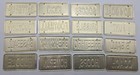 Complete Set Of 1982 Mini Metal State License Tags  16 Count 1 x2 
