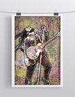 Bob Marley And The Wailers 8x10inch Poster Bob Marley Tribute Art Free Shipping