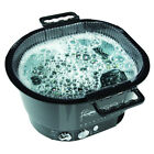 Footsiebath Portable Pedicure Spa With 5 Disposable Liners - Black