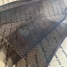 Vintage Mesh Copper Woven Wire Window Screen 41   X 11   Arts Crafts