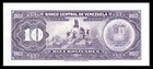 Venezuela Unc Note 10 Bolivares Bs January 1974 P-51d Prefix F8