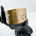 Vintage Scout Zodiac Gemini Cuff Bracelet Astrological Signed Heroine Retro