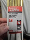 Crescent Lufkin 6ft  Brick Mason   s Rule 6 In  L X 5 8 In  W Wood Folding Nips 