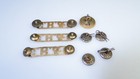 Vintage Railroad Cb   Q Buttons Chicago Burlington Quincy Rr Lot
