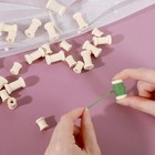 30pcs Wooden Spools For Crafts Empty Thread Spools Sewing Bobbins Embroidery Thr