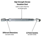 Teng Tools Double Flex Wrench Metric 16 X 17mm 651617