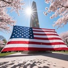 Heavy-duty 3x5 American Flag For Outdoor Use - Uv Protected   Sewn Stripes