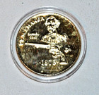 Vintage Nra Peacemaker Samuel Colt 24k Gold Plated Commemorative Coin