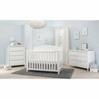 Sorelle Berkley Round Top Panel Crib In White