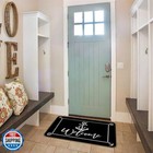 Mingnei Boat Floor Mat  Nautical Rug  Welcome Mats Outdoor Nautical  Black An