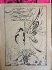 Vintage 60 s Joel Beck Advertising Posters Fantasy Sketch Mixed Lot Of 8 Pieces