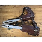 Bashlin 140-ds Climbing Gaffs Spikes Pole Tree With Leather Pads Excellent
