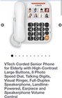 Vtech Corded Senior Phone Large Buttons Photo Speed Dial Speakerphone