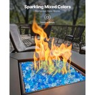 Uimoso 10 Lbs 3 4-inch Fire Pit Glass Rocks For Fireplace And Table  3 Colors
