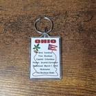 State Of Ohio Double-sided Souvenir Keychain