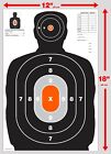 125  seconds  Bulk Pack Silhouette Hand Gun  Rifle Paper Shooting Targets 12x18