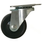 4 Pack 1 5 Inch Swivel Caster Rubber Wheels Top Plate Bearing Heavy Duty