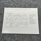 Original 1981 Peugeot 505 Turbo Diesel Brochure