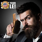 Beard Brush  Beard Comb  Beard Oil    Beard Balm Grooming Kit For Men s Care  Tr