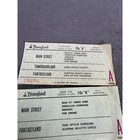 Vintage Disneyland A Ticket Lot 10c Adult Admission 20000 Leagues Exhibit 2pc