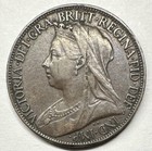 1901 Great Britain Uk 1 Farthing  Xf Obv  Lamination Error