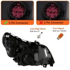 5 Pins Headlights For Dodge Ram Promaster 1500 2500 3500 Cargo Van 2014-2022