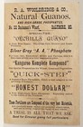 Anthropomorphic Trade Card-man W Human Head   Body From Tobacco Package   Cigars