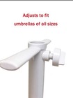 Universal Umbrella Flag Fishing Rod Anchor  Heavy Duty Base Screw Mainstays