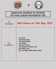 Baekhyun Essence Of Reverie 5th Mini Album Photo Book Ver  cd 2 Book 2 Card gift