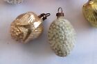 Lot 6 Antique German Glass Christmas Ornaments-flowers-bell-shapes-etc 