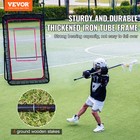 Vevor 4x7ft Lacrosse Baseball Rebounder Softball Bounce Pinchback Net
