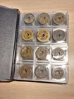 Large Lot  120  Ancient Chinese Cash Coins In Folder  Low-grade Unidentified Mix