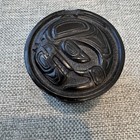 Inuit Boma Killer Whale Container Candy Dish Bowl Canadian Aboriginal Native Art