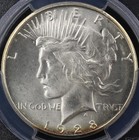 1928-s Peace Dollar  1 Pcgs Ms64   cac   pq102 