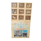 Millie August Collector Miniature Wallpaper Wicker Dollhouse Lot 2