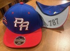Puerto Rico Blue Hat Cap Gorra World Baseball Classic Wbc Pr Flag Red Bill 787