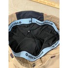 Rockbros 2-in-1 Mountain Bike  mtb  Cycling Shorts Men s L Khaki brown Nylon Euc