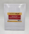 School Smart Write-on Transparency Film 100 Sheets 8 5x11 Sealed Nib