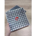 Brownie Divider Pan 25x25x3cm   100 Grid Aluminum Mold   Ideal For Baking   Meal