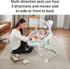 Graco Soothe  n Sway Lx Baby Swing With Portable Bouncer  Derby Grey