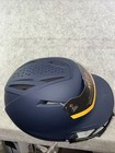 Xvt    2 0 Matte Batting Helmet With Facemask - Blue Small medium