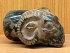 Achaemenid Ancient Near East Sassanian Old Stone Wine Rhyton With Ram Head