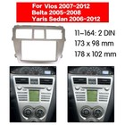 Car Stereo Radio Frame Fascia Trim For Toyota Vios Yaris Sedan Belta Dvd Player