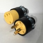 12 Set  24pcs  Of Male   Female Heavy Duty 3 Wire Replacement Electrical Plugs