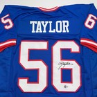 Autographed signed Lawrence Taylor New York Blue Jersey Jsa Coa Auto