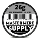 Stainless Steel 316l - 100ft - 26 Gauge Wire 26g - 0 40mm - 0 016in - Master Wir