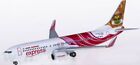1 500 Hogan Air India Boeing 737-800 Passenger Airplane Diecast Aircraft Model