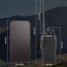 Long Range Walkie Talkie 2 Set 50 Mile Two Way Radio Charge Headset Waterproof