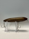 Vtg Original Heddon Zara Spook Fishing Lure     Red Eyes Copper Pepper Rare Color 